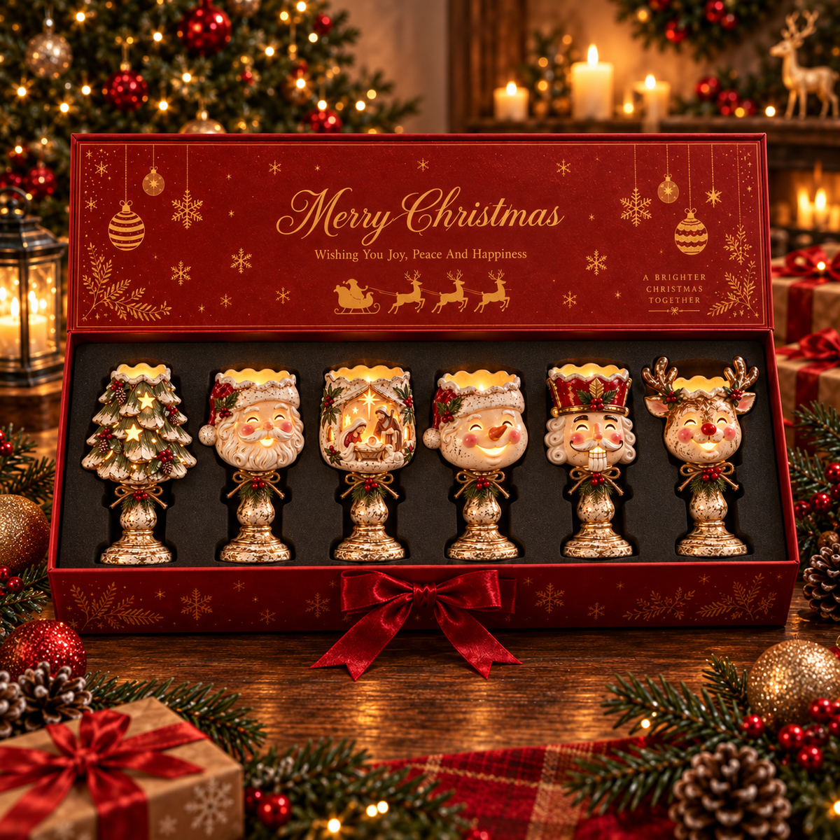 ๐
๐ฅLast day 50% OFF๐ Christmas Heirloom Glow Candle Holder Collection