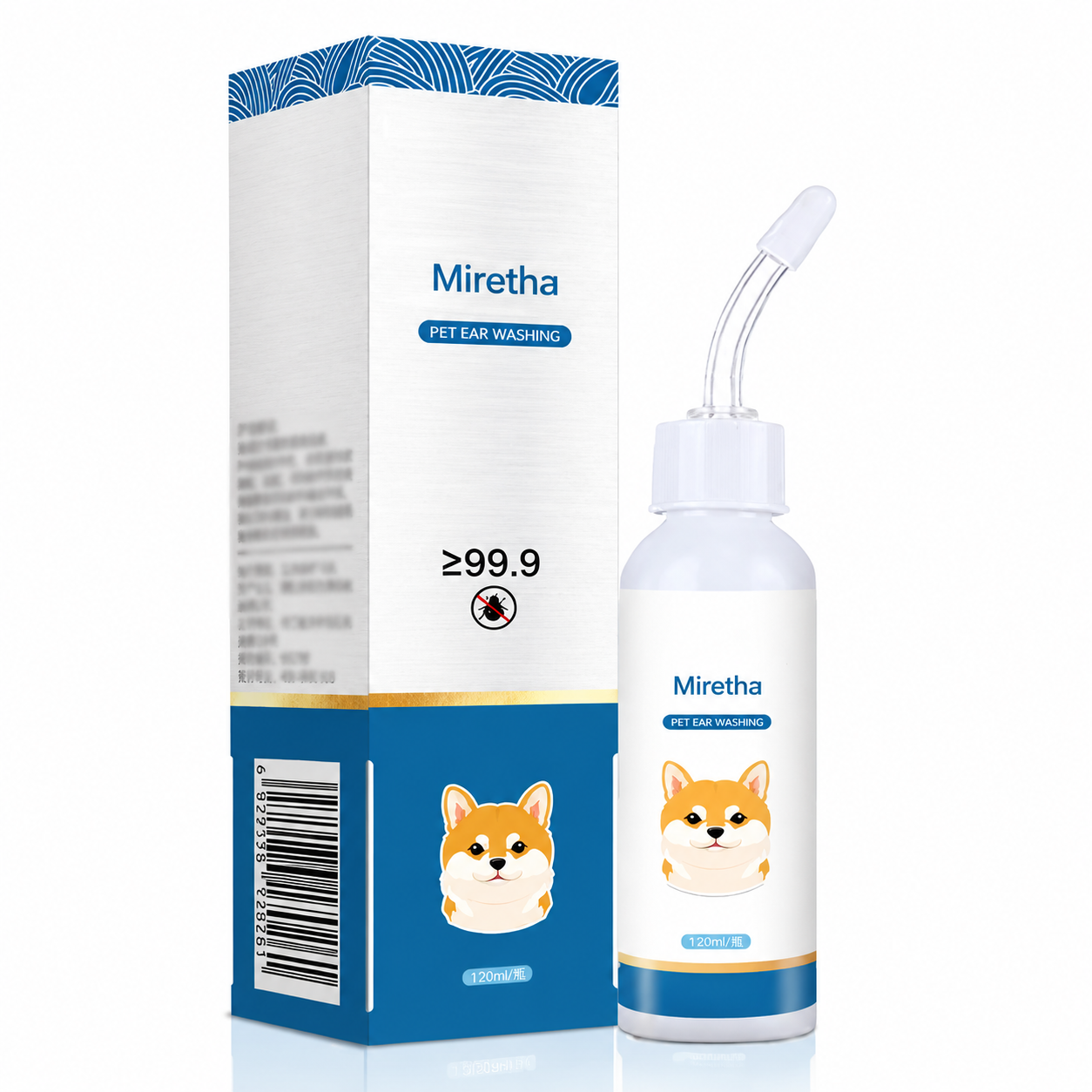 Gentle Pet Ear Cleaner Solution