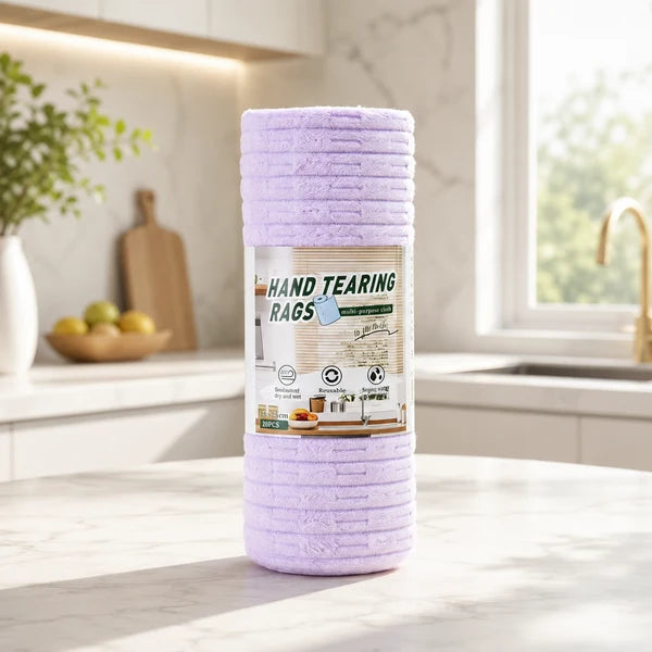 Lazy Disposable Cleaning Cloths Roll|Use Once, Toss Away