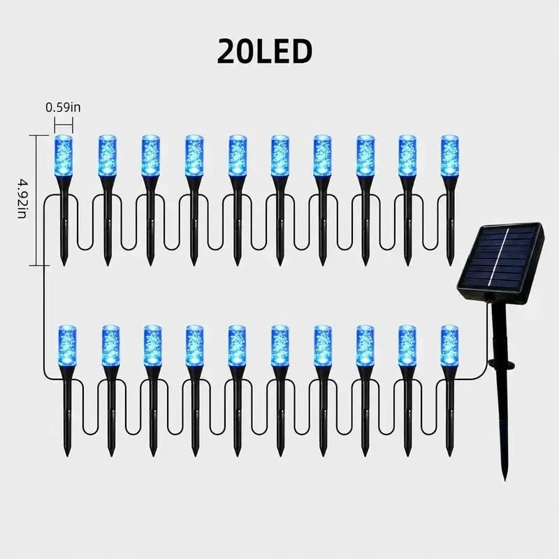 Solar Crystal Bubble Pathway Lights – Make Your Garden Glow