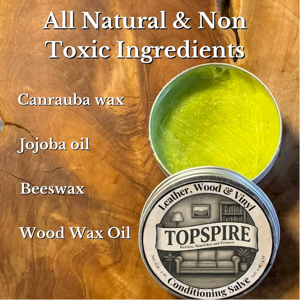 Leather & Furniture Repair Salve + Applicator Brush