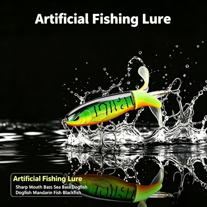 5-Pack 10cm  Artificial Fishing Lure – Perfect Casting Weight for Bass & Pike