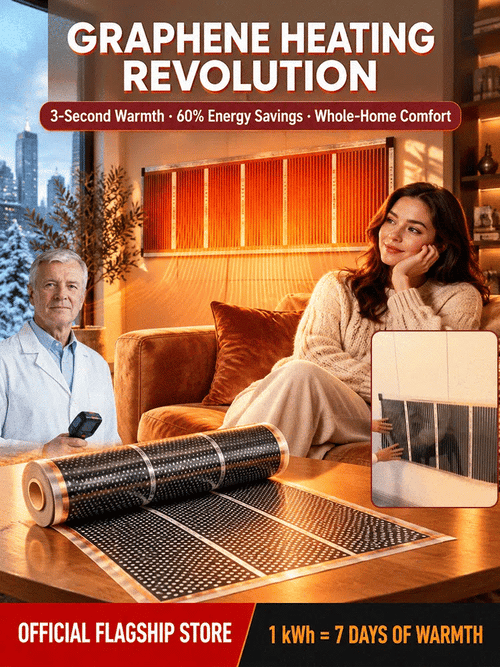 【Heats Up in 3 Seconds】German High-Tech Graphene Wall Heater