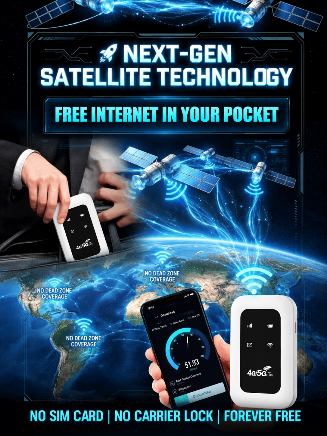 [Global Coverage] Boundless Portable Wi-Fi– 🛜