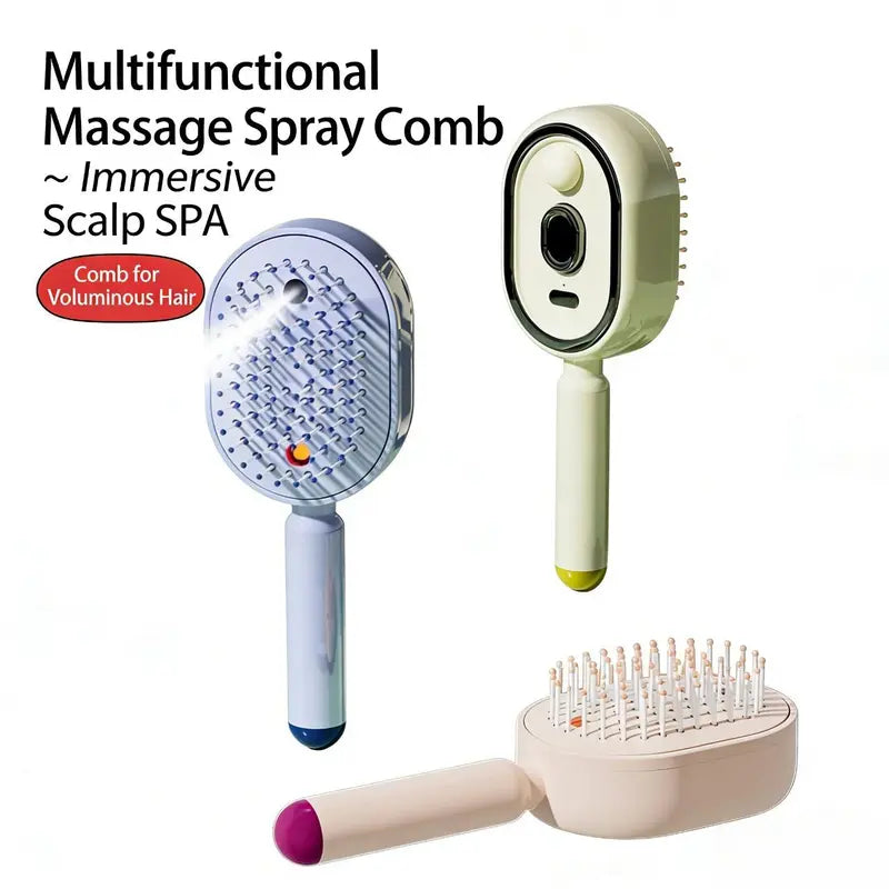 3-in-1 Mist Spray Scalp Massage Comb