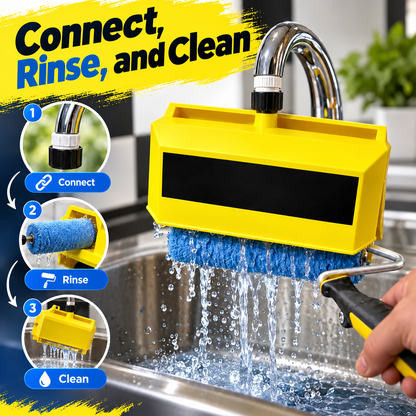 🎁Paint Roller Cleaner with Hose &amp; Faucet Adapter