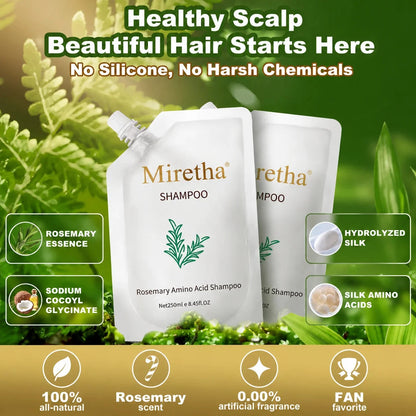 Miretha®Rosemary&Anti-Hair Fall HairLoss Treatment Shampoo