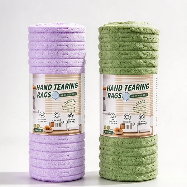 Lazy Disposable Cleaning Cloths Roll|Use Once, Toss Away