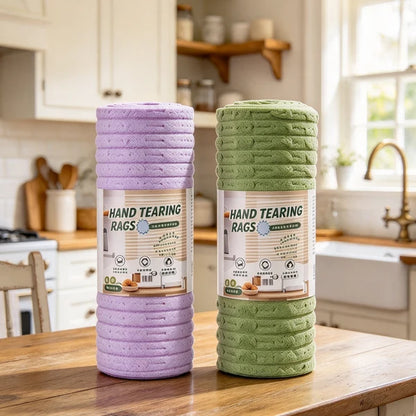 Lazy Disposable Cleaning Cloths Roll|Use Once, Toss Away