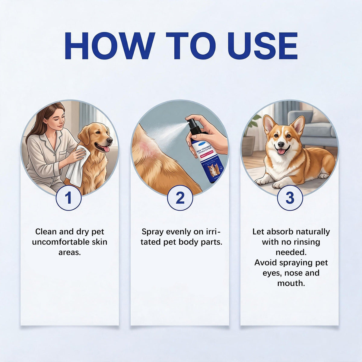 Hot Spot & Itch Relief Spray for Dogs & Cats