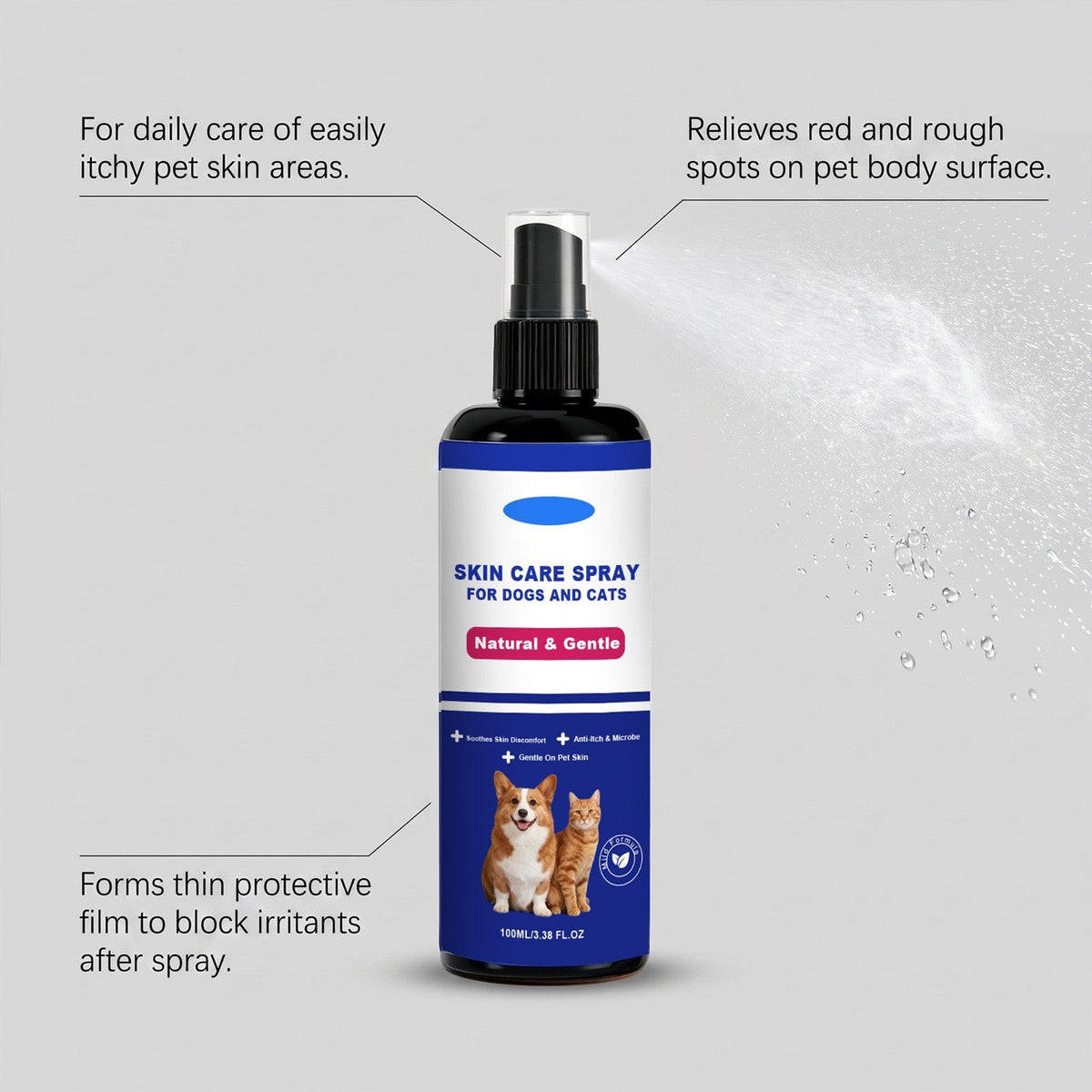 Hot Spot & Itch Relief Spray for Dogs & Cats