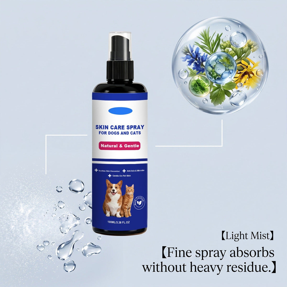 Hot Spot & Itch Relief Spray for Dogs & Cats