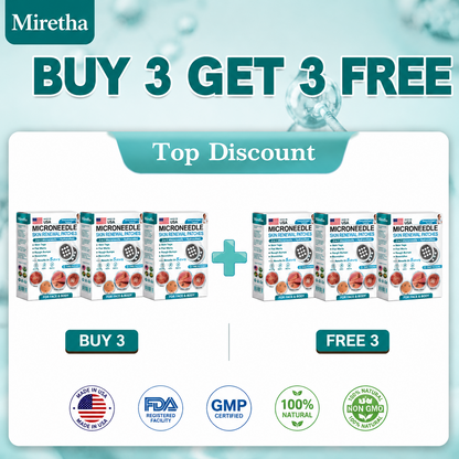Miretha® 2-in-1 Microneedle & Hydrocolloid Patch👨‍⚕️ | Removes raised moles, acne, flat warts, and skin tags | Helps improve wrinkles, scars, and blemishes | Invisible patches for face and body💖