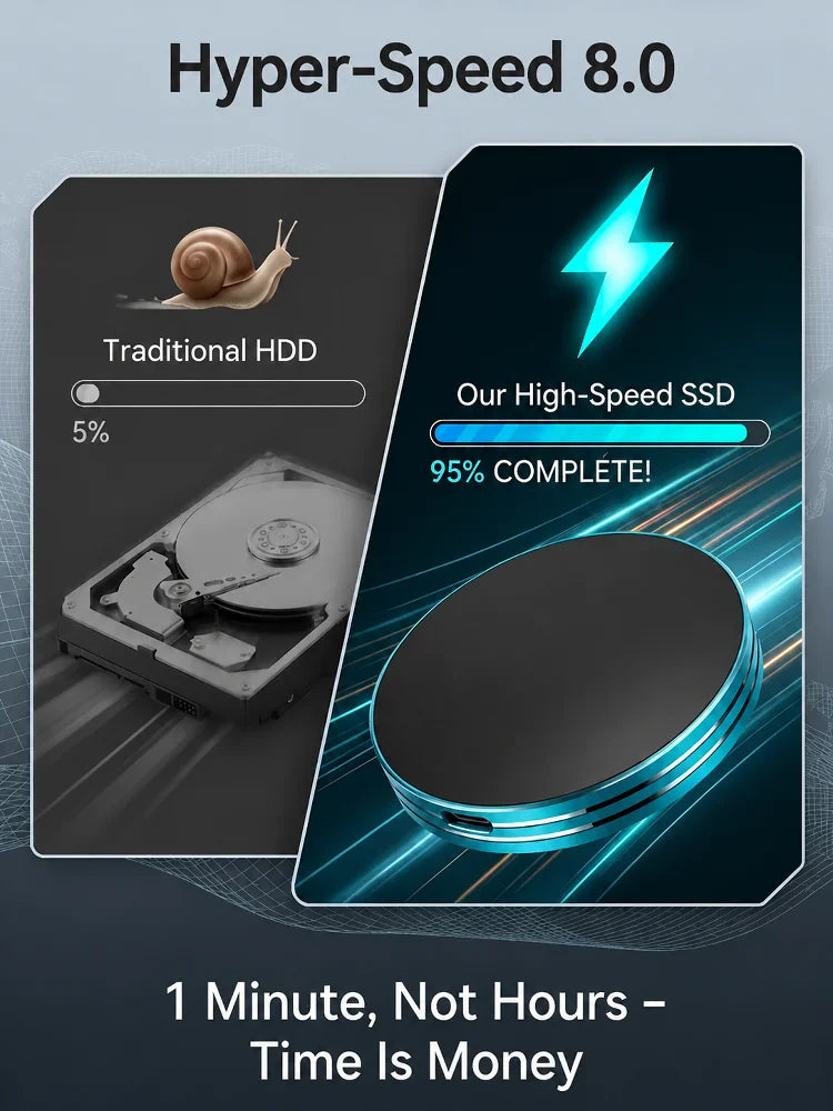 Magnetic Anti-Lost Portable SSD External Solid State Drive
