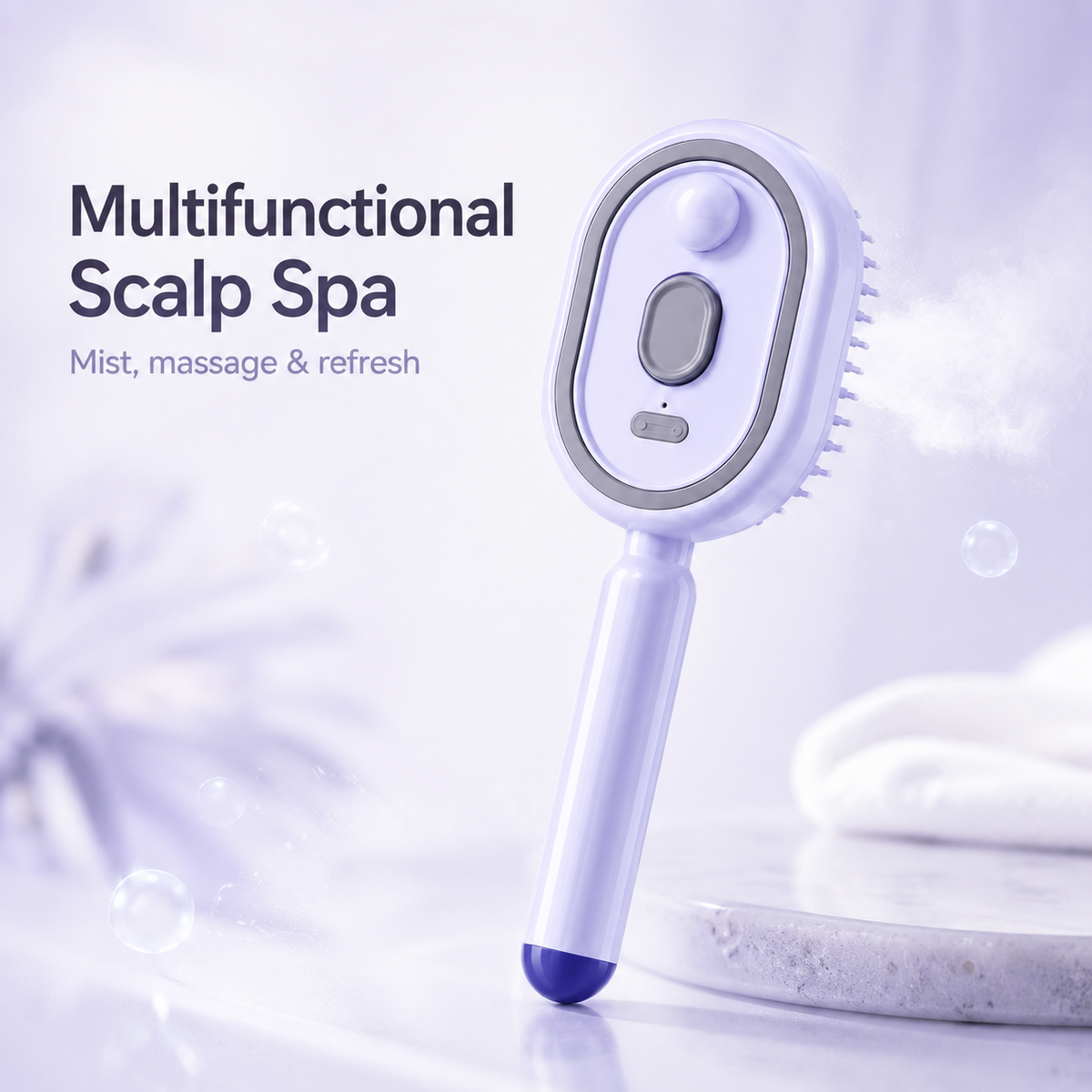 3-in-1 Mist Spray Scalp Massage Comb