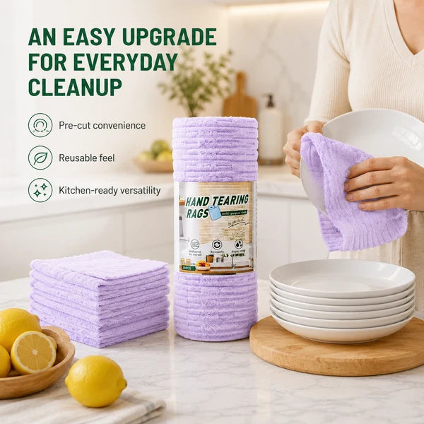 Lazy Disposable Cleaning Cloths Roll|Use Once, Toss Away