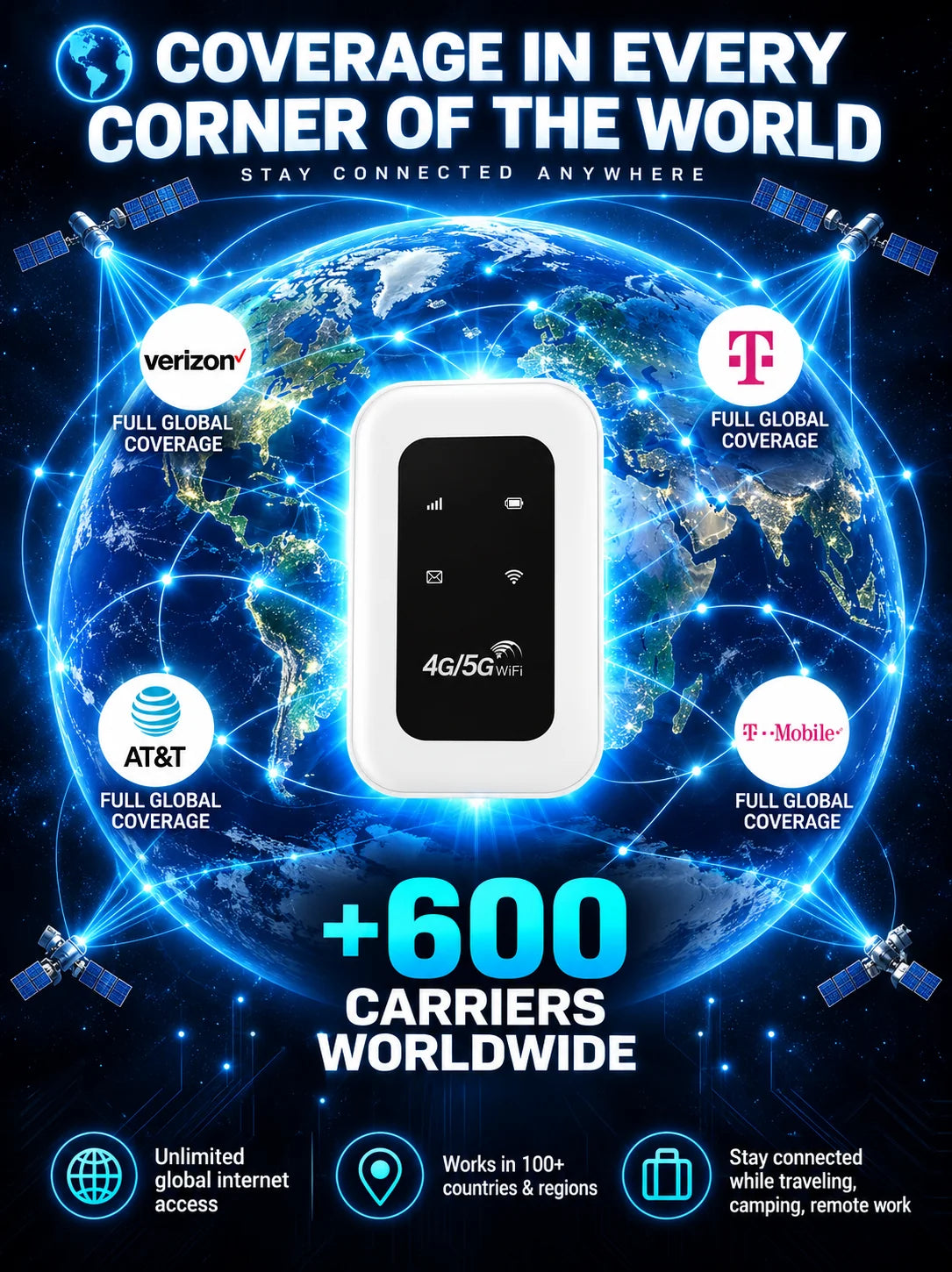 [Global Coverage] Boundless Portable Wi-Fi– 🛜