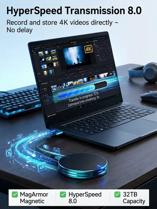 Magnetic Anti-Lost Portable SSD External Solid State Drive