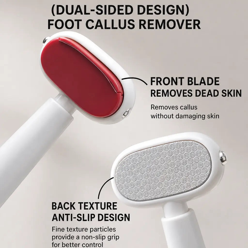 🔥 LAST DAY 50% OFF 👣 Dual-Sided Foot Callus Remover ✨ Smooth Rough Heels Fast