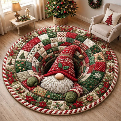 Bring Christmas Magic Home With This 3D Gnome Illusion Rug