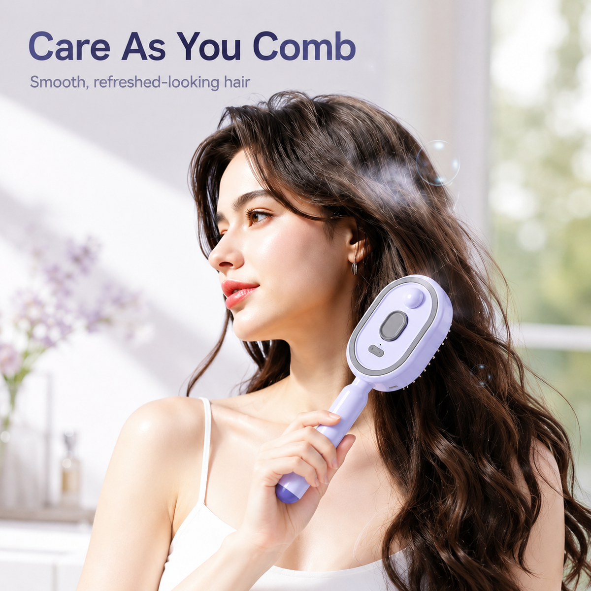 3-in-1 Mist Spray Scalp Massage Comb
