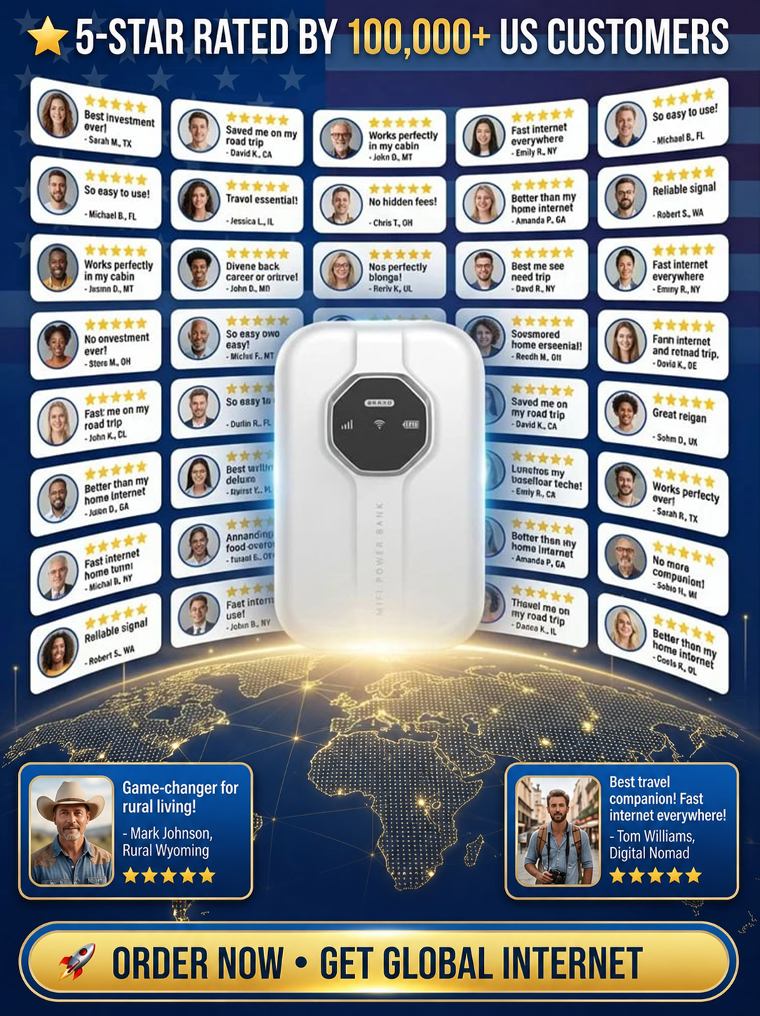 Boundless Portable WiFi – Global Coverage for Travel & Business