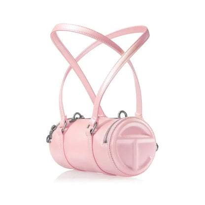 🎁Mini Faux Leather Duffle Bag With Detachable Shoulder Strap