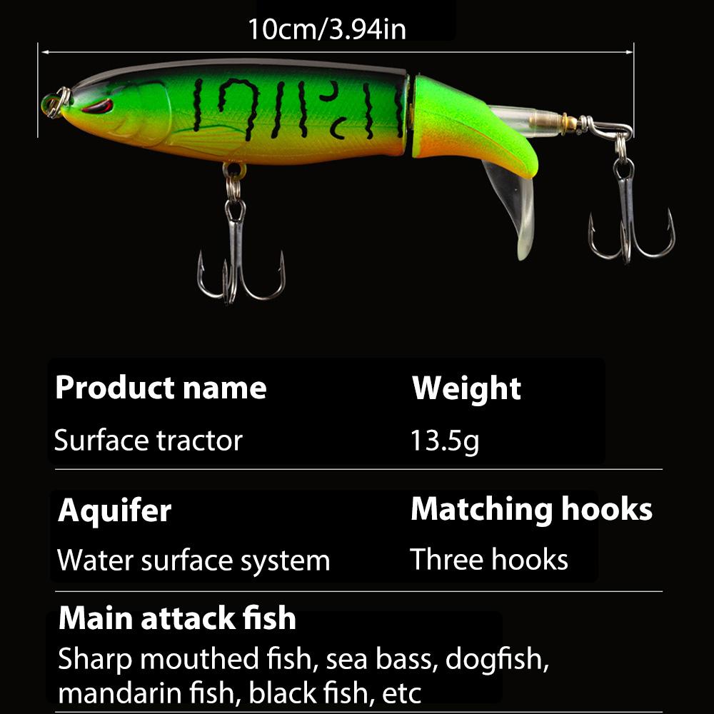 5-Pack 10cm  Artificial Fishing Lure – Perfect Casting Weight for Bass & Pike