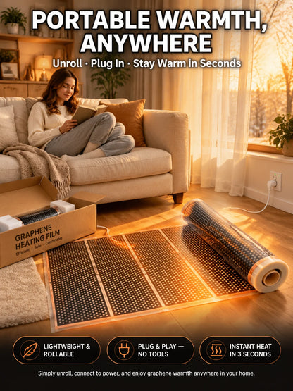 【Heats Up in 3 Seconds】German High-Tech Graphene Wall Heater