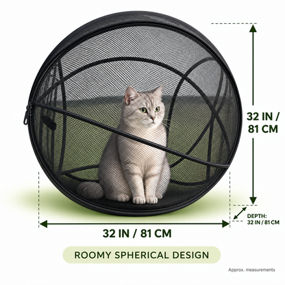 🐱🌿 Cat Haven™ – Pop-Up Mesh Playpen
