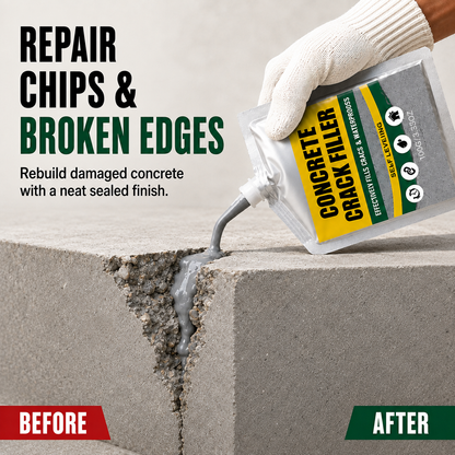 🏠 Waterproof Concrete Crack Filler for Indoor & Outdoor Use