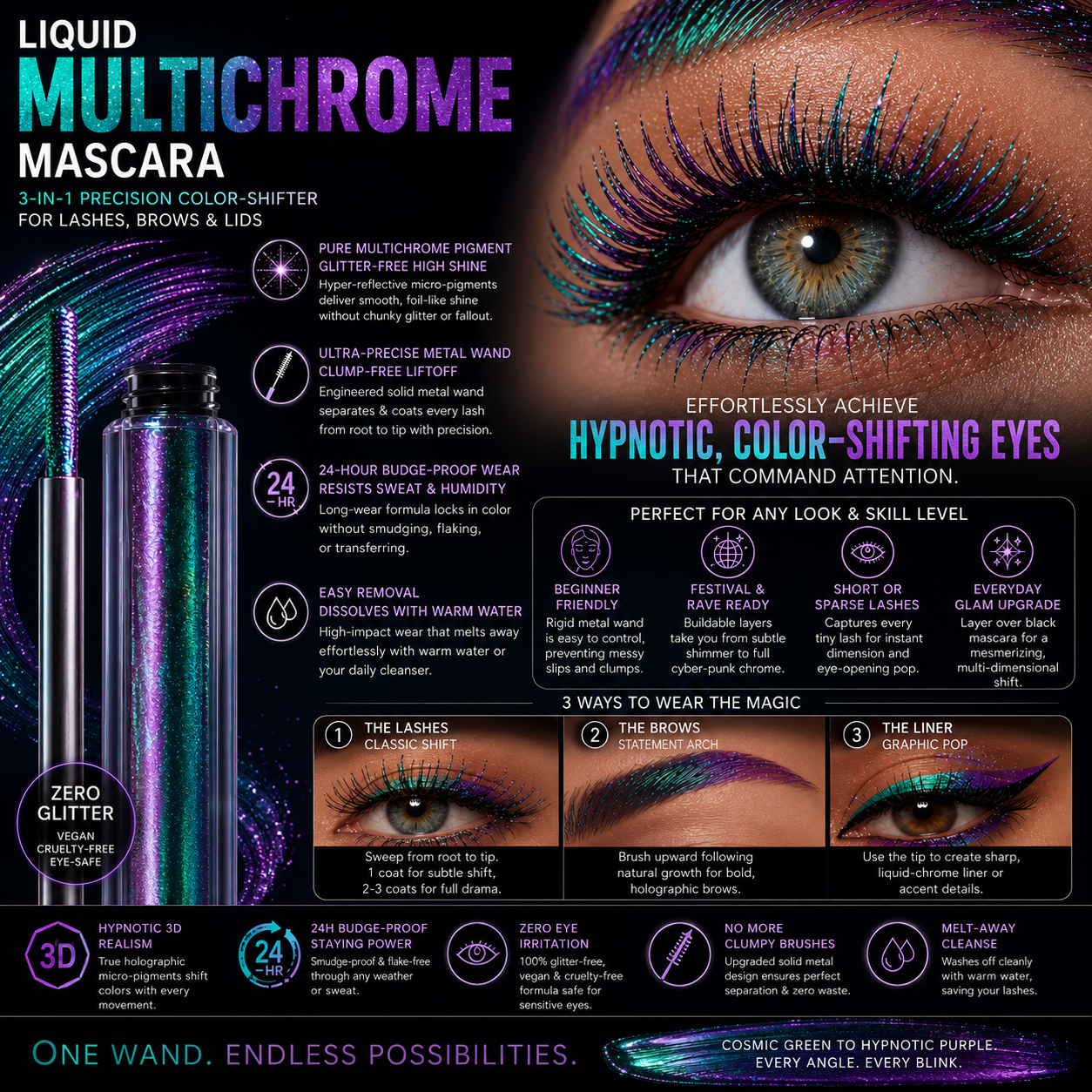 🚨 Color-Shifting Lashes WITHOUT The Glitter Fallout? Yes, Really.