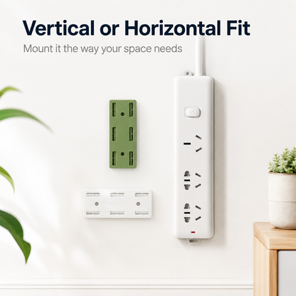 🔥 Today Only 50% OFF 10PCS No-Drill Socket Holders âœ?Peel, Stick & Organize