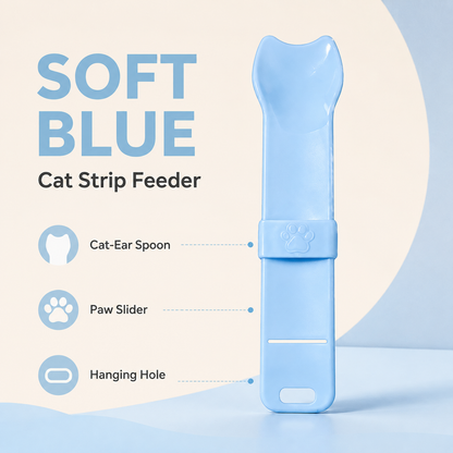 🐾 Cat Treat Tube Squeezer & Strip Feeder for Cleaner, Mess-Free Feeding