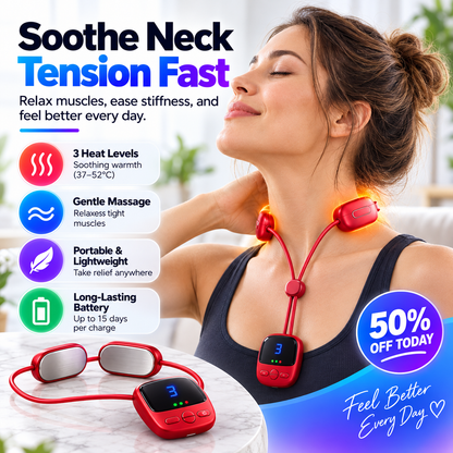 Portable Neck Massager with Heat – Relax Neck Tension Anywhere