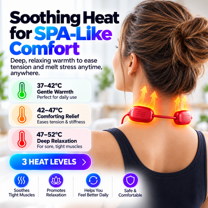 Portable Neck Massager with Heat – Relax Neck Tension Anywhere