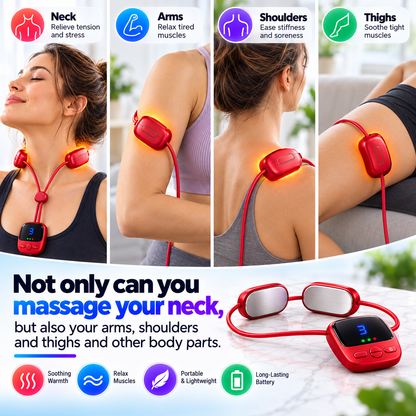 Portable Neck Massager with Heat – Relax Neck Tension Anywhere