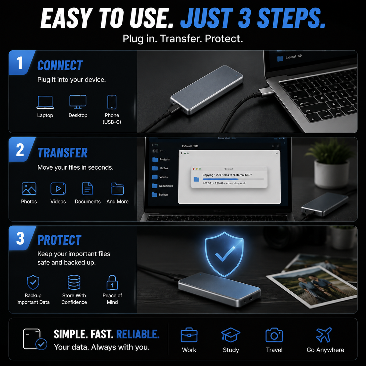 🔥 LAST DAY: 50% OFF Portable SSD — Keep Your Photos & Files Safe!