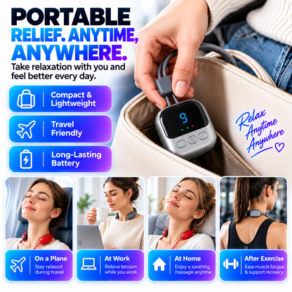 Portable Neck Massager with Heat – Relax Neck Tension Anywhere