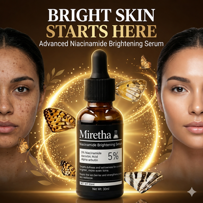 Miretha Niacinamide Brightening Serum | Fade Dark Spots, Acne Marks & Even Skin Tone