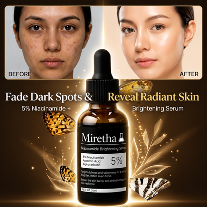 Miretha Niacinamide Brightening Serum | Fade Dark Spots, Acne Marks & Even Skin Tone
