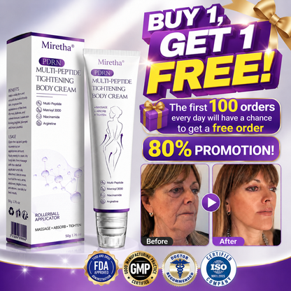 FDA Official: MIRETHA® PDRN Multi-Peptide Massaging Body Roller Cream
