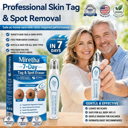 𝟕-𝐃𝒂𝘆 𝐒𝗸𝐢𝐧 𝐓𝒂𝗴 & 𝐒𝐩𝙤𝐭 𝐄𝐫𝒂𝐬𝙚𝐫 Painless & Scar-Free Advanced Imperfection Removal Rollerball Pen