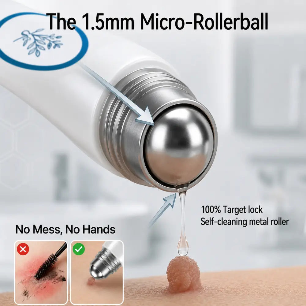 𝟕-𝐃𝒂𝘆 𝐒𝗸𝐢𝐧 𝐓𝒂𝗴 & 𝐒𝐩𝙤𝐭 𝐄𝐫𝒂𝐬𝙚𝐫 Painless & Scar-Free Advanced Imperfection Removal Rollerball Pen