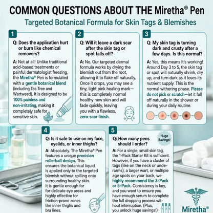 𝟕-𝐃𝒂𝘆 𝐒𝗸𝐢𝐧 𝐓𝒂𝗴 & 𝐒𝐩𝙤𝐭 𝐄𝐫𝒂𝐬𝙚𝐫 Painless & Scar-Free Advanced Imperfection Removal Rollerball Pen