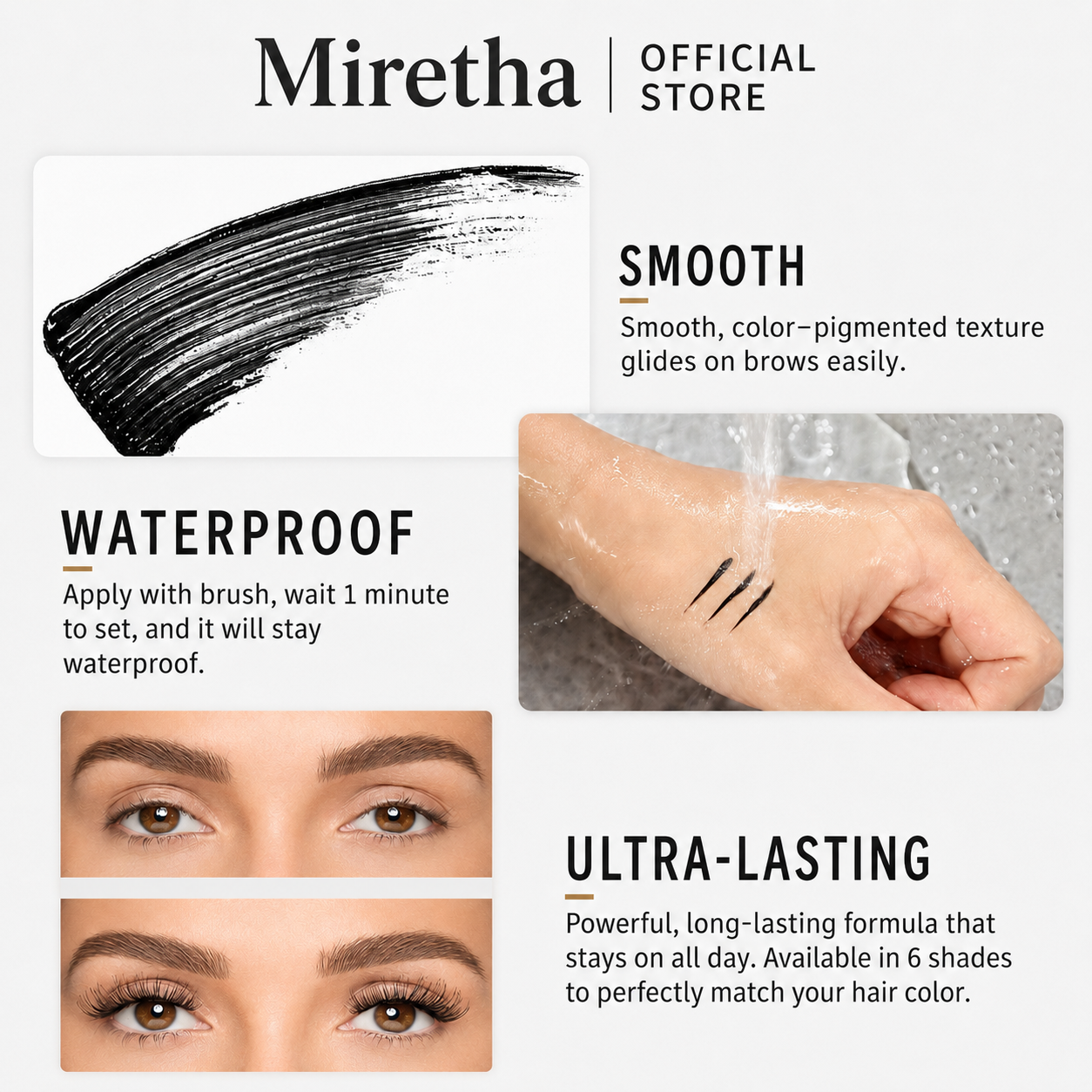 24-Hours Long-Lasting Waterproof Mascara