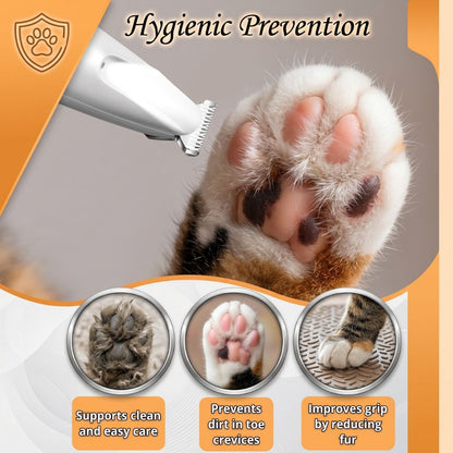 ✂️🐾Precision Pet Trimmer – Safe Grooming for Paws, Eyes & Tail with LED Light