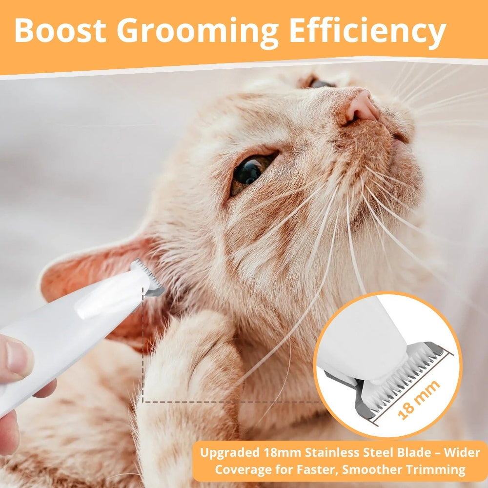 ✂️🐾Precision Pet Trimmer – Safe Grooming for Paws, Eyes & Tail with LED Light
