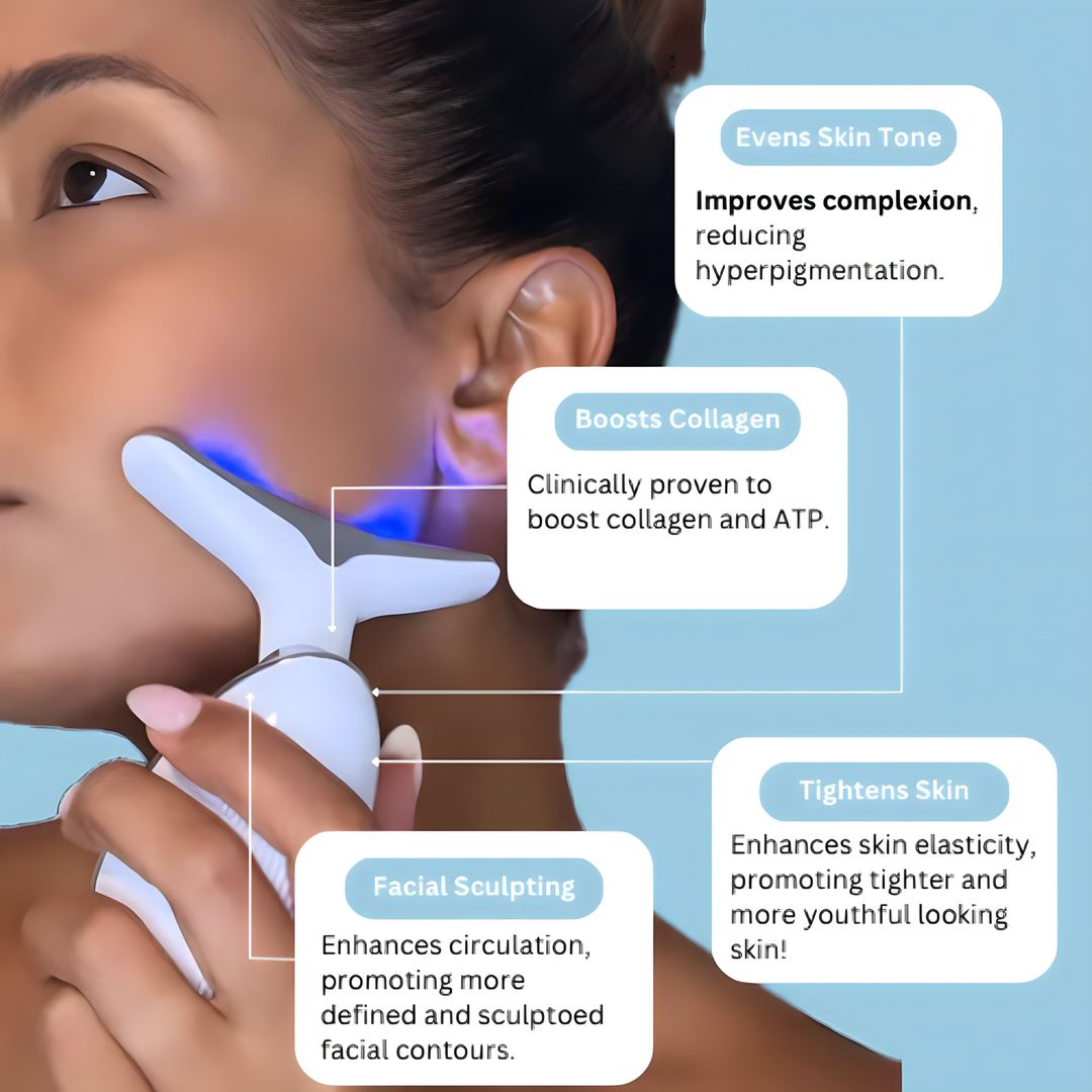 MIRETHA 3-in-1 LED Facial Sculptor