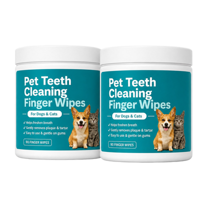 Natural Pet Dental Finger Wipes